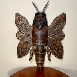 Butterfly-man Festival Mask From Michoacan Mexico