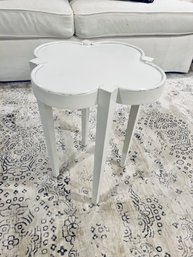 A Dorable Small White Side Table (LOC: F2)
