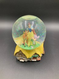 Snow White Musical Glitter Globe Lot 2