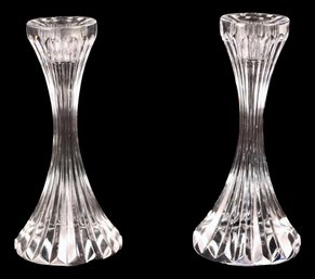 Pair Of Baccarat Massena Crystal Candle Holders