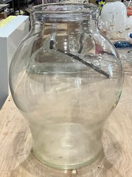 Huge Heavy Studio Art Glass Large Vase - 20in High