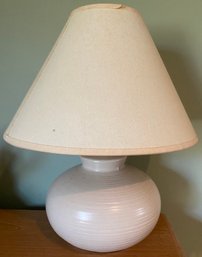 White Pottery Lamp