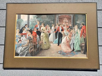 Vintage Julius LeBlanc Stewart Art Print, The Hunt Supper