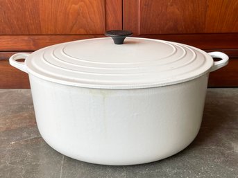 Le Creuset White Enamel 13 Quart Dutch Oven