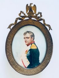 Napoleon / Signed Early Hand Painted Miniature