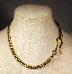 Fine Gold Filled Chain Having Large Clasp 13' Long