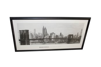 Black & White Print, The Brooklyn Bridge