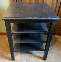 Three Shelf Painted Stand