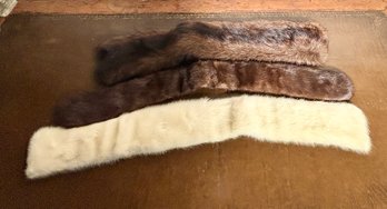 Set Of 3 Mink Collars