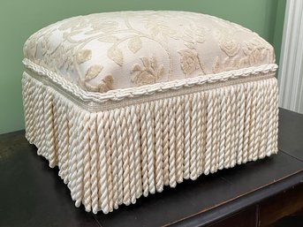 A Tasseled Footstool From The Sheila