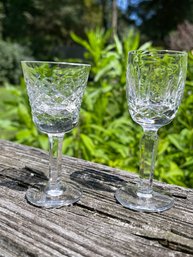 2 Waterford Cordial Glasses- Alana & Kildare