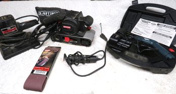 Black & Decker Wizard Rotary Tool, Craftsman Rotary Tool & Belt Sander & Sears Dual Action Sander