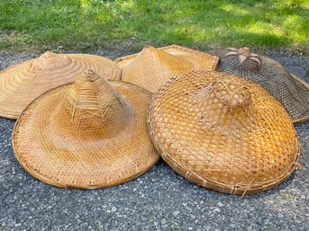 Assorted Vintage Straw Hats - Just In Time For Summer!