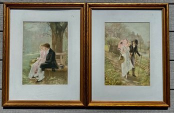 Framed Prints Of A Victorian Couple (2)