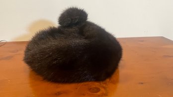 An Adorable Vintage Saks Fifth Avenue Mink Chapeau