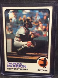 1973 Topps Thurman Munson - M