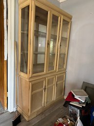 2 Pc. Glass Display Cabinet