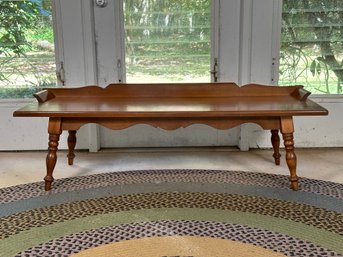 Weekend Project: A Vintage Colonial Coffee Table In Solid Maple