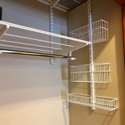 An Elfa Wire Rack Storage System - Kitchen Closet