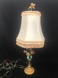 Antique French Flower Bedroom Lamp