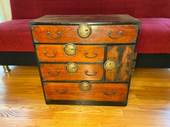 Antique Japanese Meiji Period Tansu Chest