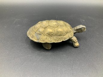 Bronze Turtle Trinket Box