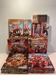 Zombicide Collection Of Board Games, Books And More.