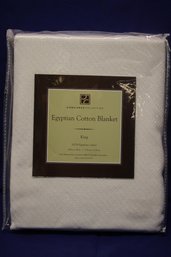 New In Package Egyptian Cotton King Size Blanket From The Concierge Collection