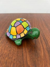 Little Green 1970s Ceramic Turtle