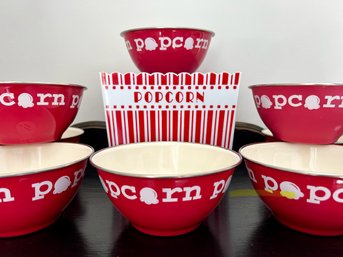 Popcorn Bowls And Tub