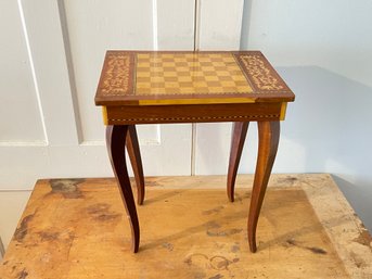 Small Inlaid Music Box Table