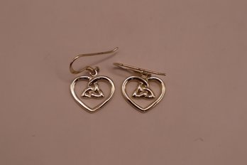 925 Sterling Heart Earrings