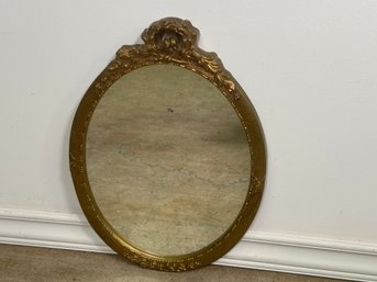 Vintage Gilt Mirror, Made In Italy