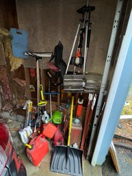WEED WACKER, TOOLS, GAS CANS, ETC.