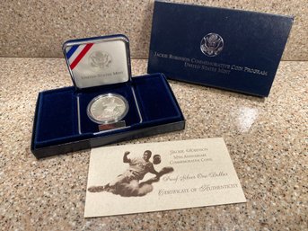 U S. Mint Jackie Robinson Commemorative Coin 1997