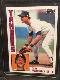 1984 Topps Don Mattingly Rookie Card - M