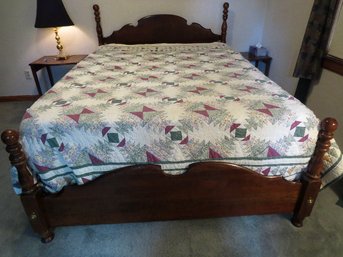 Queen/ Full Size Country Style 4 Post Bed