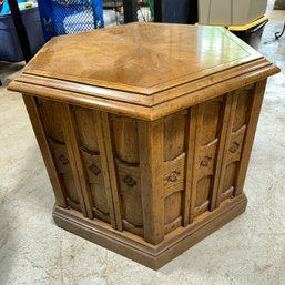 Beautiful Drexel Hexagon Cabinet Or End Table
