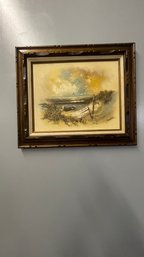 Sandler Signed Scenic Art Of The Ocean