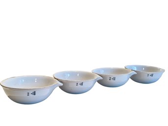 Coors Lab Bowls With Spouts (Set Of Four)