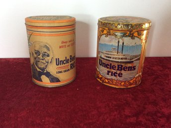 Uncle Ben's Vintage Rice Tins