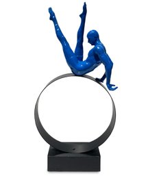 A Sculpture 'The Nimble Gymnast,' Signed TMS 2006