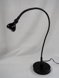 IKEA Black Gooseneck Style Table Lamp - In Working Condition