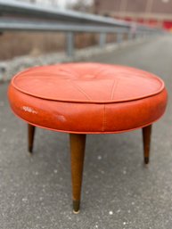 Vintage Mid Century Modern Footstool