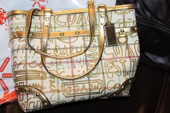 Authentic Coach Womans Hand Bag Purse Bag- Purchased In Store And Never Used