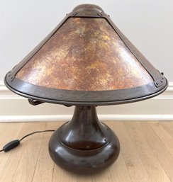 Mica Lamp Company Copper Table Lamp, Purchased For $625 In 1994