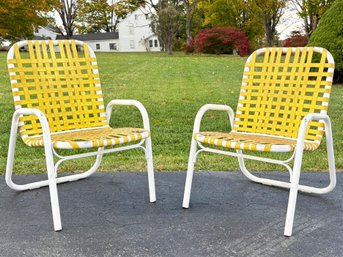 A Pair Of Vintage Lawn Chairs - 1970's