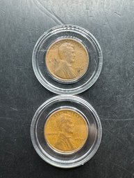 2 Wheat Pennies 1934, 1934-D