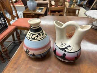 Pimj Navajo Wedding Vase And Southwest Vase