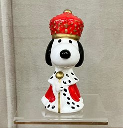 RARE Vintage Snoopy King Figurine Ornament